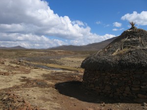 Les hauteurs du Lesotho, avec un petit air de Tibet